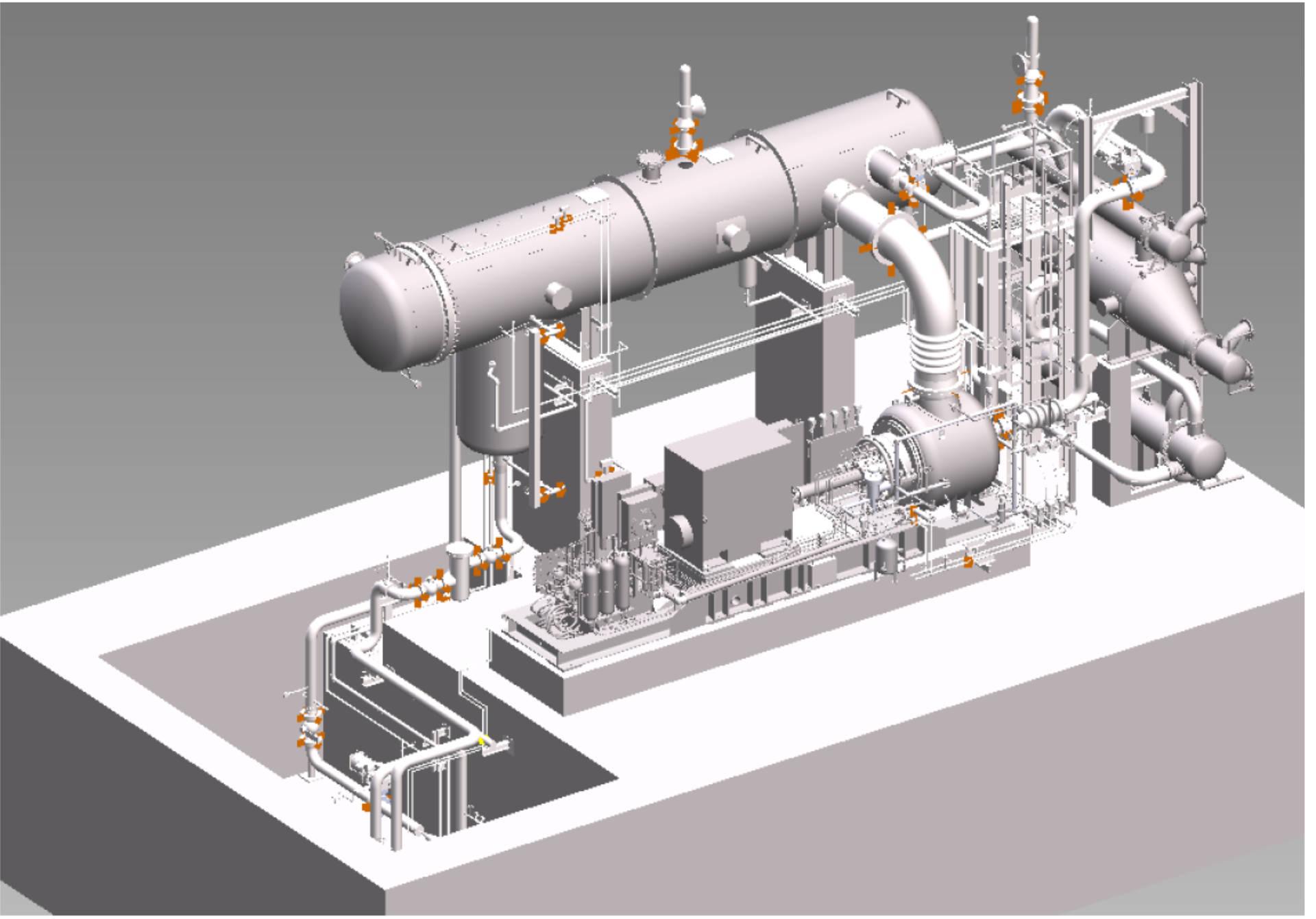 ORC biomass power plant