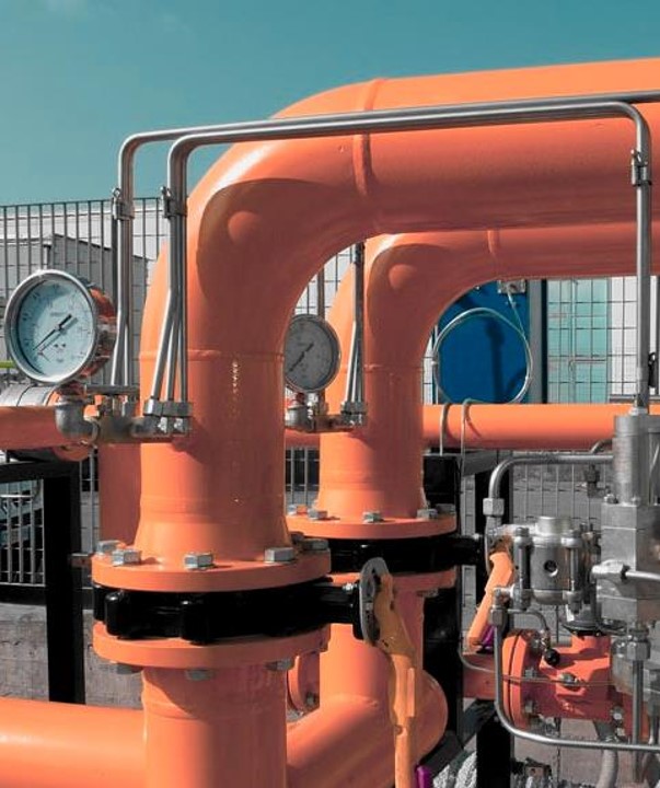 Pressure Let Down in gas station