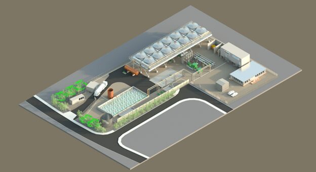 Rendering of United Downs Deep Geothermal Power Plant